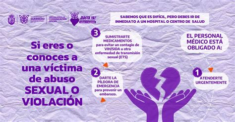 Gobierno De Guerrero On Twitter Si Eres O Conoces A Una Víctima De Agresión Sexual O Violación