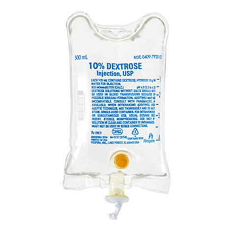 Dextrose Glucose 10 Iv Infusion 500ml Infusion Nutrition