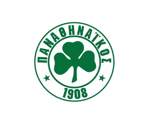 Panathinaikos Athen Club Logo Symbol Greece League Football Abstract ...