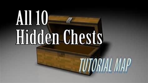 All Hidden Chests On Tutorial Map Minecraft Xbox Youtube