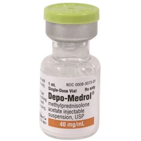 Depo Medrol 40mg Injection At Rs 70 53 Vial Anti Allergy Drugs In