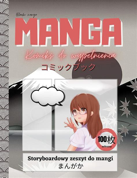 Buy Blanko Manga Komiks Do Wypełnienia Storyboardowy Zeszyt Do Mangi