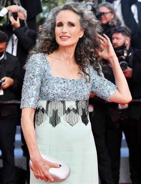 Andie MacDowell's Daughters Say She Looks 'Badass' with Her Gray Hair