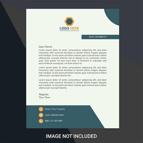 Premium Vector Corporate Creative Modern Simple Professional Free A4