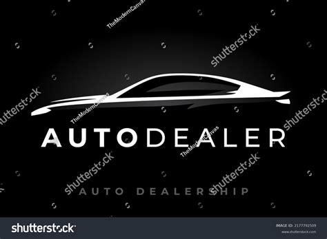 Sports Vehicle Silhouette Logo Motor Car Stock Vector Royalty Free