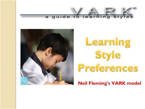 Neil Flemings Vark Model Explained Ppt