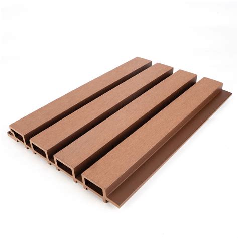 Co Extrusion Wpc Exterior Wall Cladding Decorative Wood Plastic