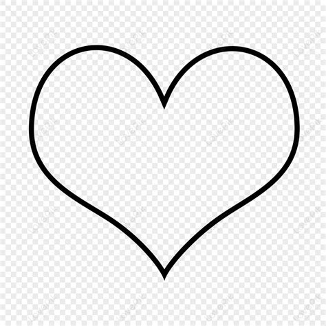 Heart Clipart Black And Whiteline Drawingdecorative Itemsline Draw