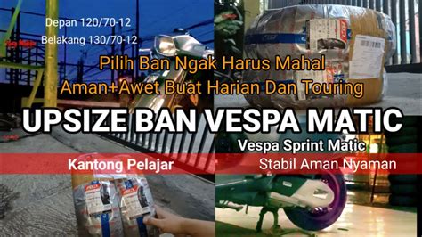 Riview Daily Tire Up Size Ban Depan Belakang Fdr