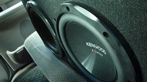 Kdc X395 Kenwood Deck With Subs Youtube