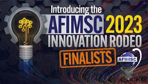 Afrl Scientist Among Afimsc Innovation Rodeo Finalists One Afrl