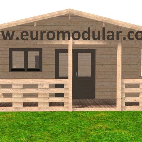 Casas de madeira bungalows casas pré fabricadas euromodular T2 T0