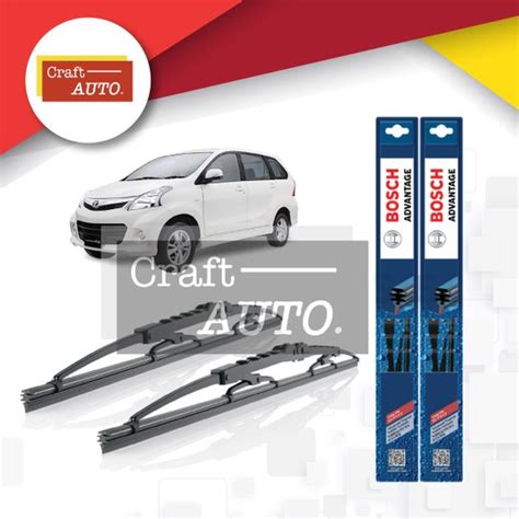 Jual Wiper Mobil Toyota New Avanza Sepasang 2pcs Bosch Advantage Ukuran