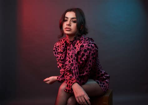 model, singer, black hair, magazine, Charli XCX, photo shoot, album