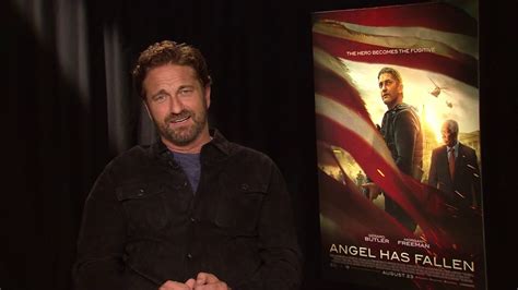 Gerard Butler Talks Angel Has Fallen Youtube