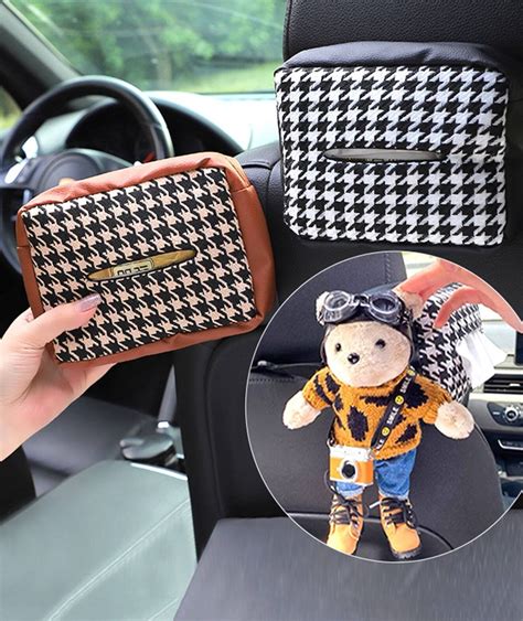 Slyz Tempat Tisu Mobil Car Hanging Tissue Box Slyz Black