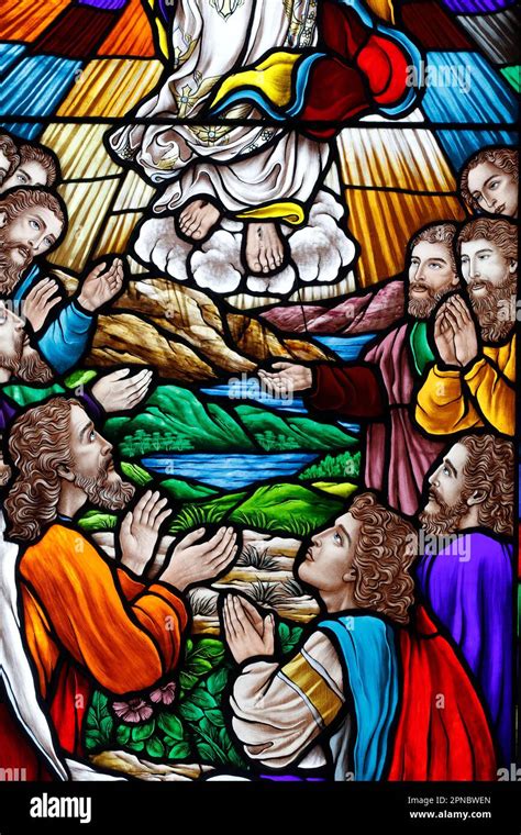 Song Vinh Church Stained Glass The Ascension Of Jesus Christ In