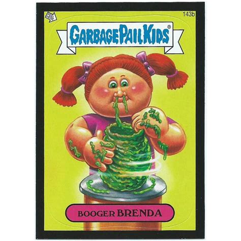 2013 Garbage Pail Kids Series 3 Black Parallel 143b Booger Brenda