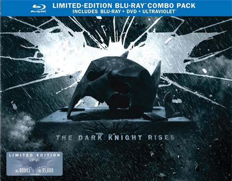 The Dark Knight Rises Blu Ray Cover