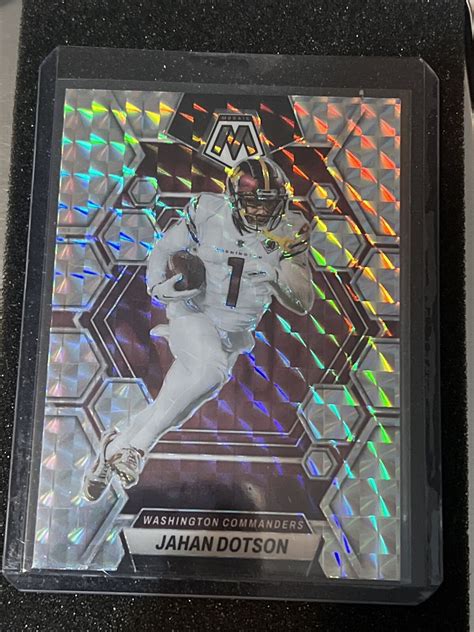 Panini Mosaic Mosaic Prizm Jahan Dotson Ebay