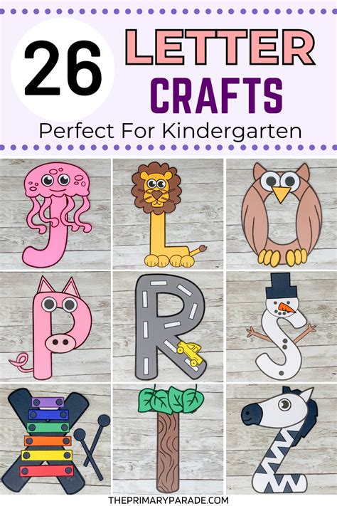 Alphabet Crafts Bundle Uppercase And Lowercase Letter Crafts From A To Z Letter A Crafts