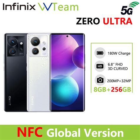 Infinix Zero Ultra 5g Smartphone Nfc 8gb 256gb 6nm 5g Processor 180w