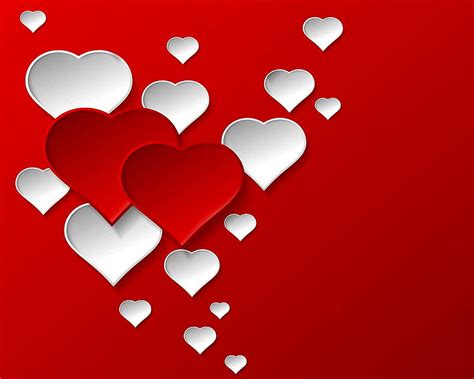 Corazones Corazones Love Red Vday White HD Wallpaper Peakpx