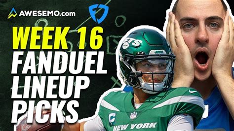 Nfl Dfs How To Build Winning Fanduel Nfl Lineups W Alex Baker Daily