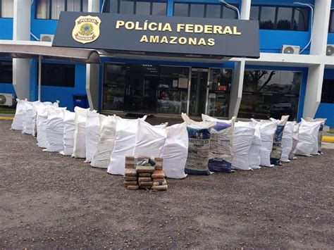 PF apreende mais de uma tonelada de maconha em municípios do Amazonas