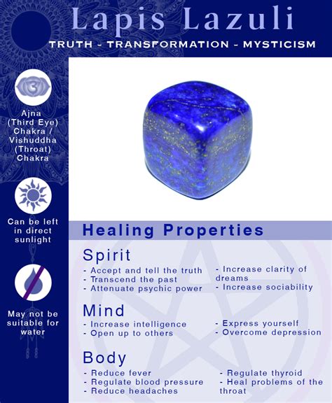 Lapis Lazuli Healing Properties – Blue Moon Pup