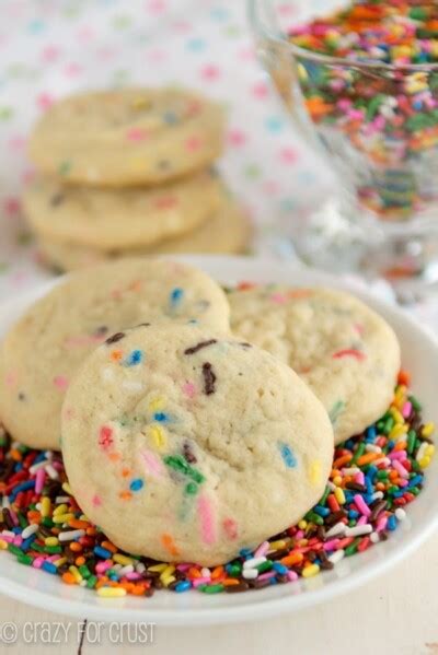 Funfetti Cake Batter Ice Cream Sandwiches Crazy For Crust