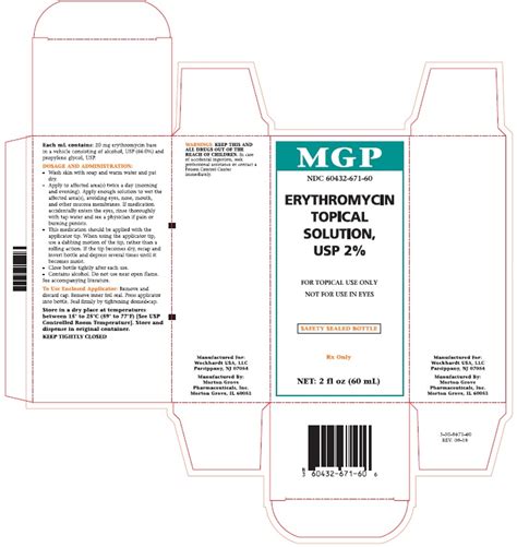 Erythromycin Topical Solutionusp 2