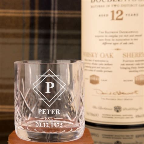 Personalised Engraved Crystal Whisky Glass Custom Whiskey Etsy