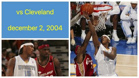 Carmelo Anthony Pts Vs Cleveland Cavaliers Highlights December