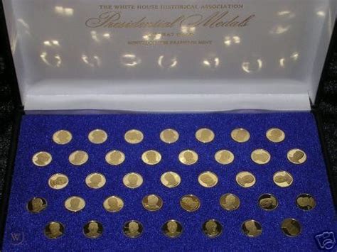 Franklin Mint 24k Solid Gold Presidential Set No silver | #29938816