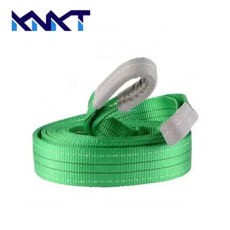 Polyester Eye Eye Webbing Sling Ply Heavy Cargo Lifting