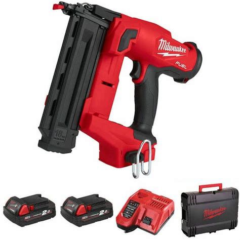 Milwaukee Gauge Finish Cordless Nailer Kit M18FN18GS 202X Fuel 18V