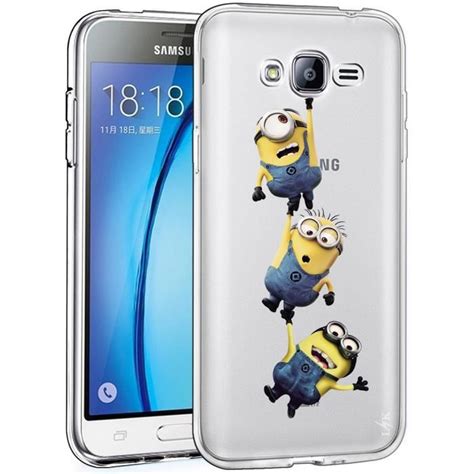 Dessin Animé minion moi Cristal TPU Soft Coque de Etui Silicone