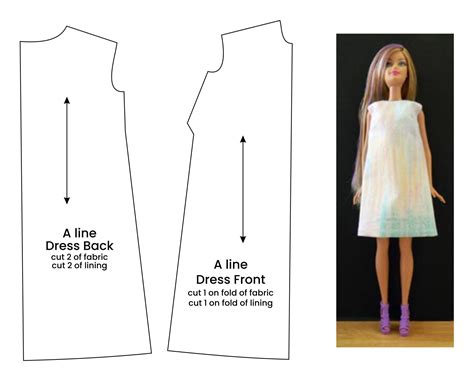 Printable Barbie Clothes Patterns Barbie Dress Pattern Barbie Doll