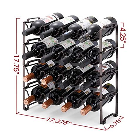 Simple Trending Tier Stackable Wine Rack Standing Bottles Holder