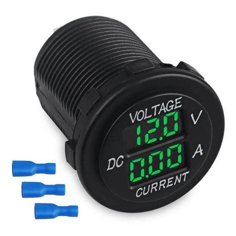 V V Dual Usb Charger Led Digital Display Voltage Meter