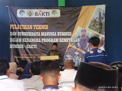 Pelatihan Peningkatan Kapasitas Sumber Daya Manusia Bumdes Desa Papayan Kab Kecamatan