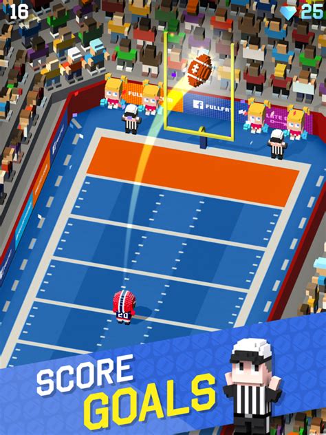 Blocky Football Endless Arcade Runner Screenshot