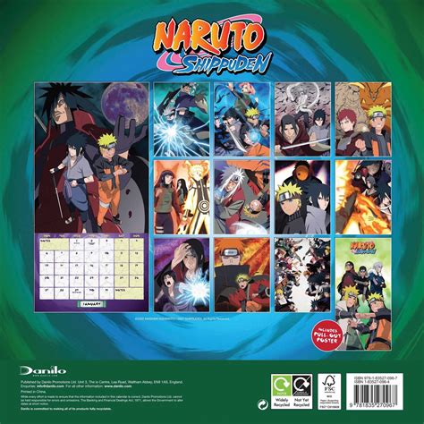 Naruto Shippuden Calendar