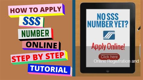 How To Apply Get Sss Number Online Step By Step And Complete Guide