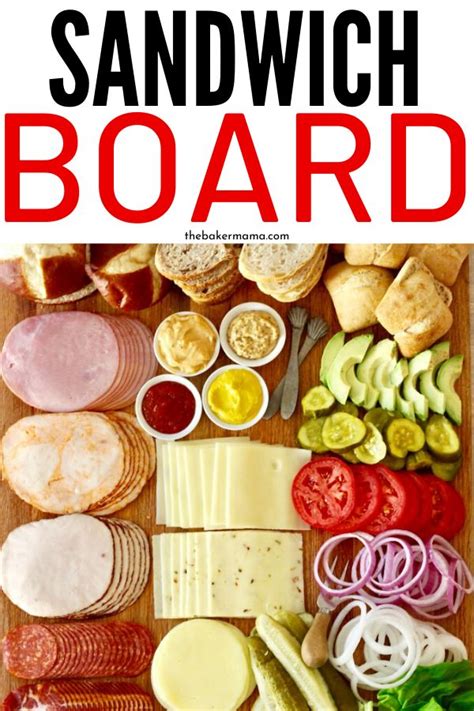 Sandwich Board | Party sandwiches, Delicious sandwiches, Charcuterie ...