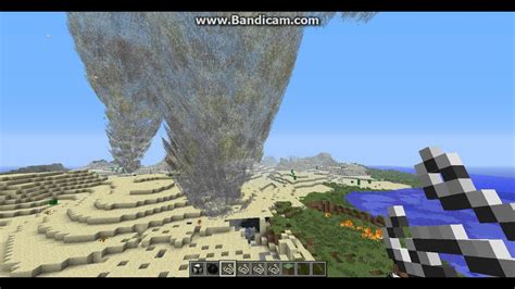 Minecraft Showcase How To Use The Tornado Mod For 174 Youtube