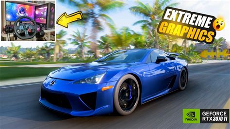 Lexus Lfa Forza Horizon 5 Logitech G29 Gameplay Youtube