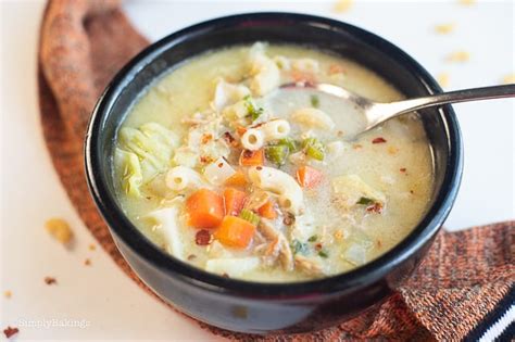 vegan macaroni soup simply bakings