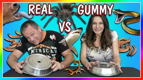 Horrible Real Food Vs Gummy Food Challenge Parents Edition We Are